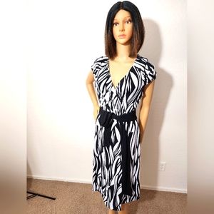 New York Co Zebra print dress